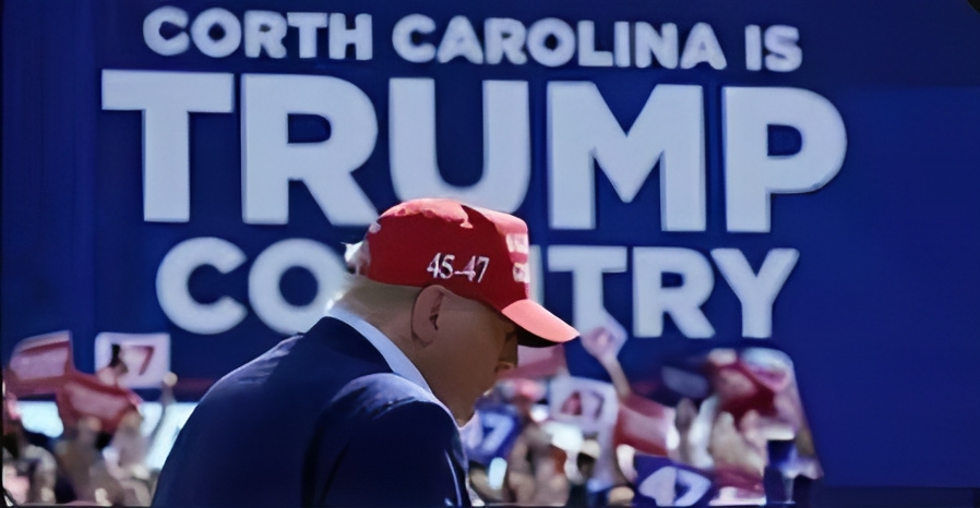 Trump resumes campaign in North Carolina amid Republican nomination dispute