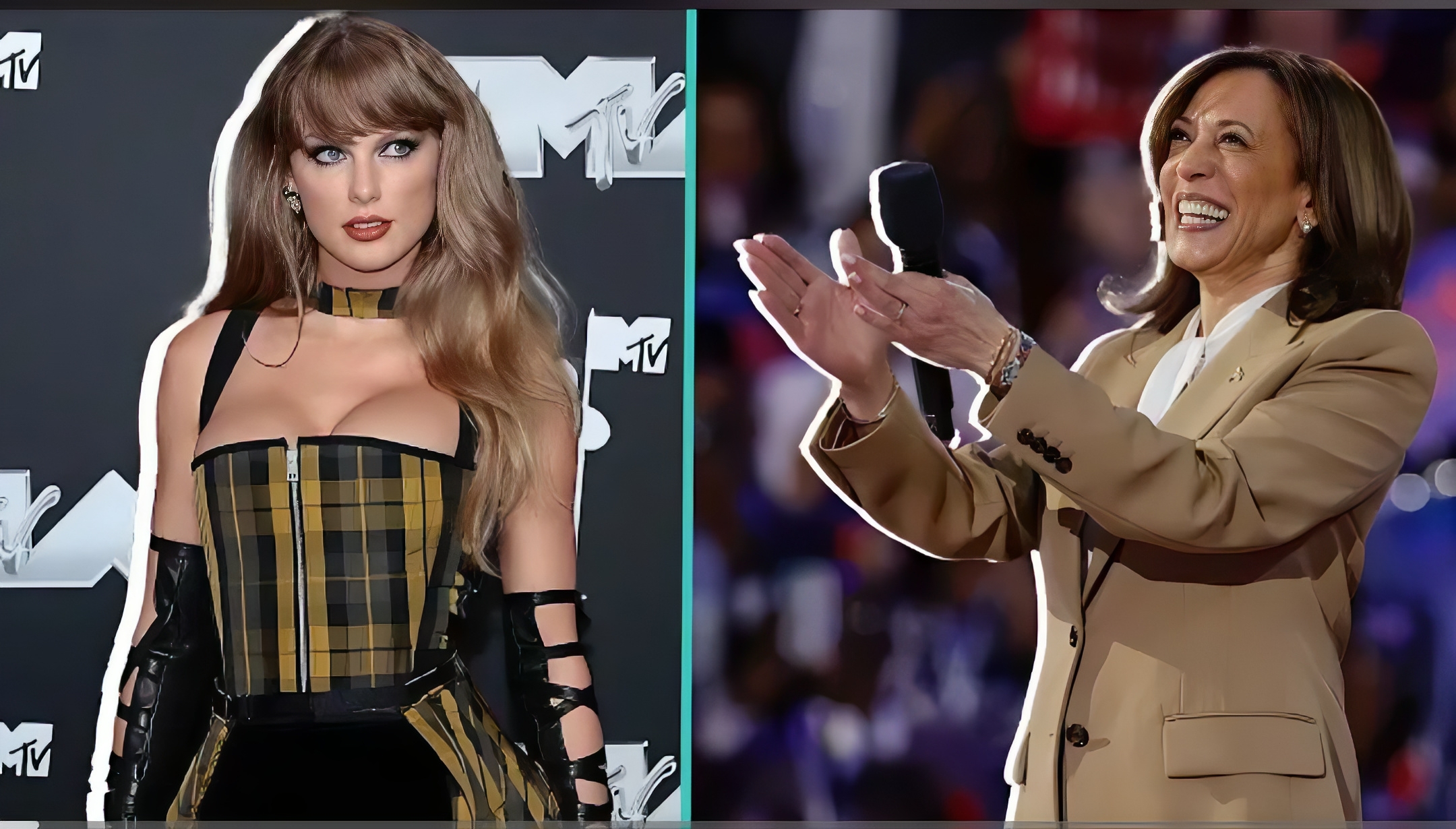 Kamala Harris responded well to Taylor Swift's endorsement today