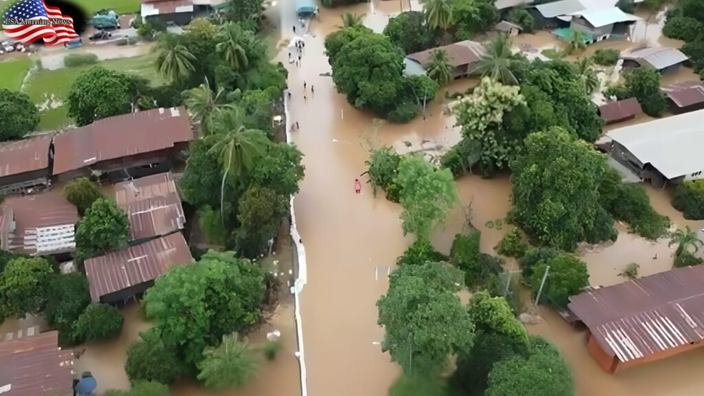 Mountain rainey flood