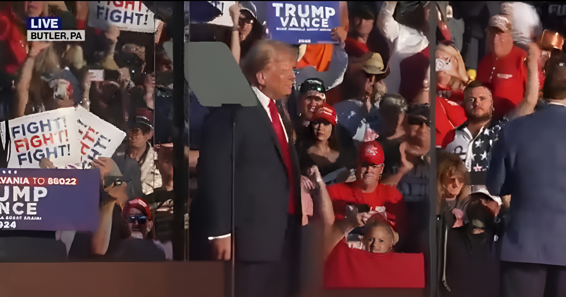 Former president Trump return to butler, pennsylvania, for rally