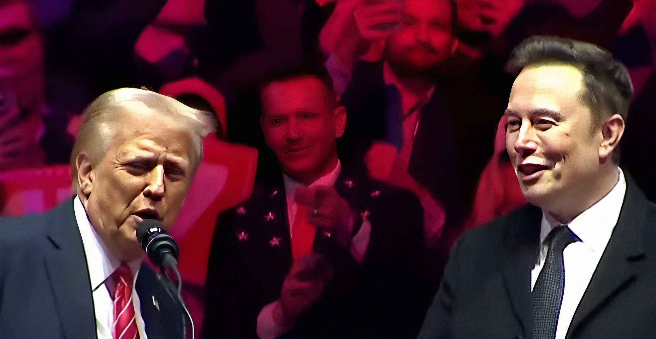 Donald Trump Welcomes Elon Musk on Stage